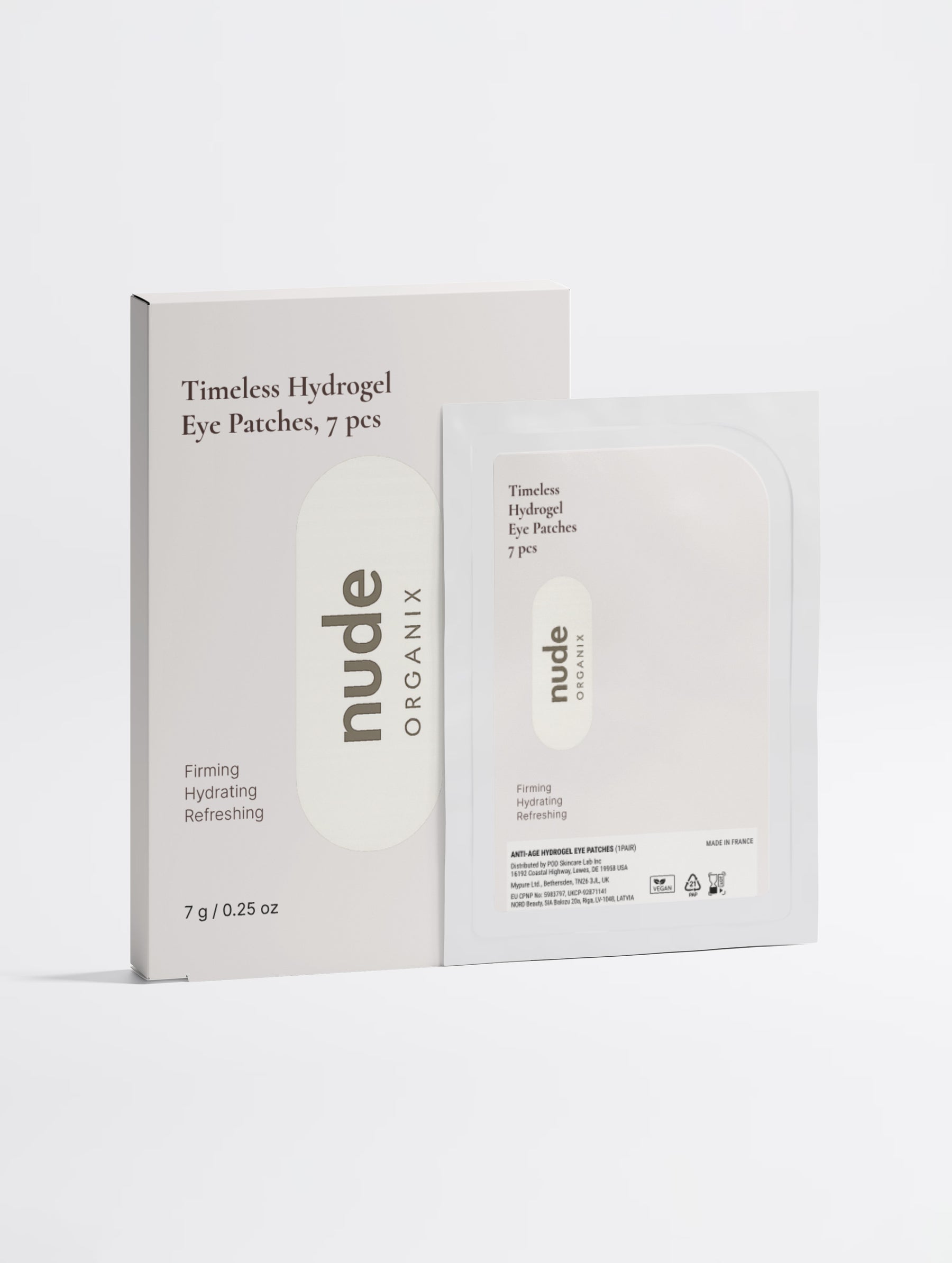 Timeless Hydrogel Eye Patches, 7 pcs
